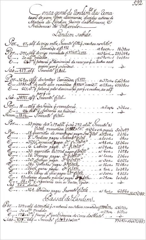 Folha do Livro do Inventário (pág.2).
